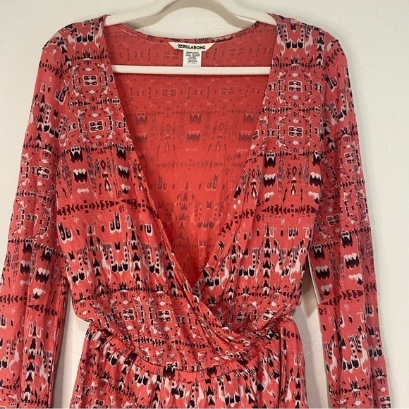 NWT Billabong Picture Perfect Printed Long sleeve Bohemian Knit Romper Size S - Picture 3 of 7